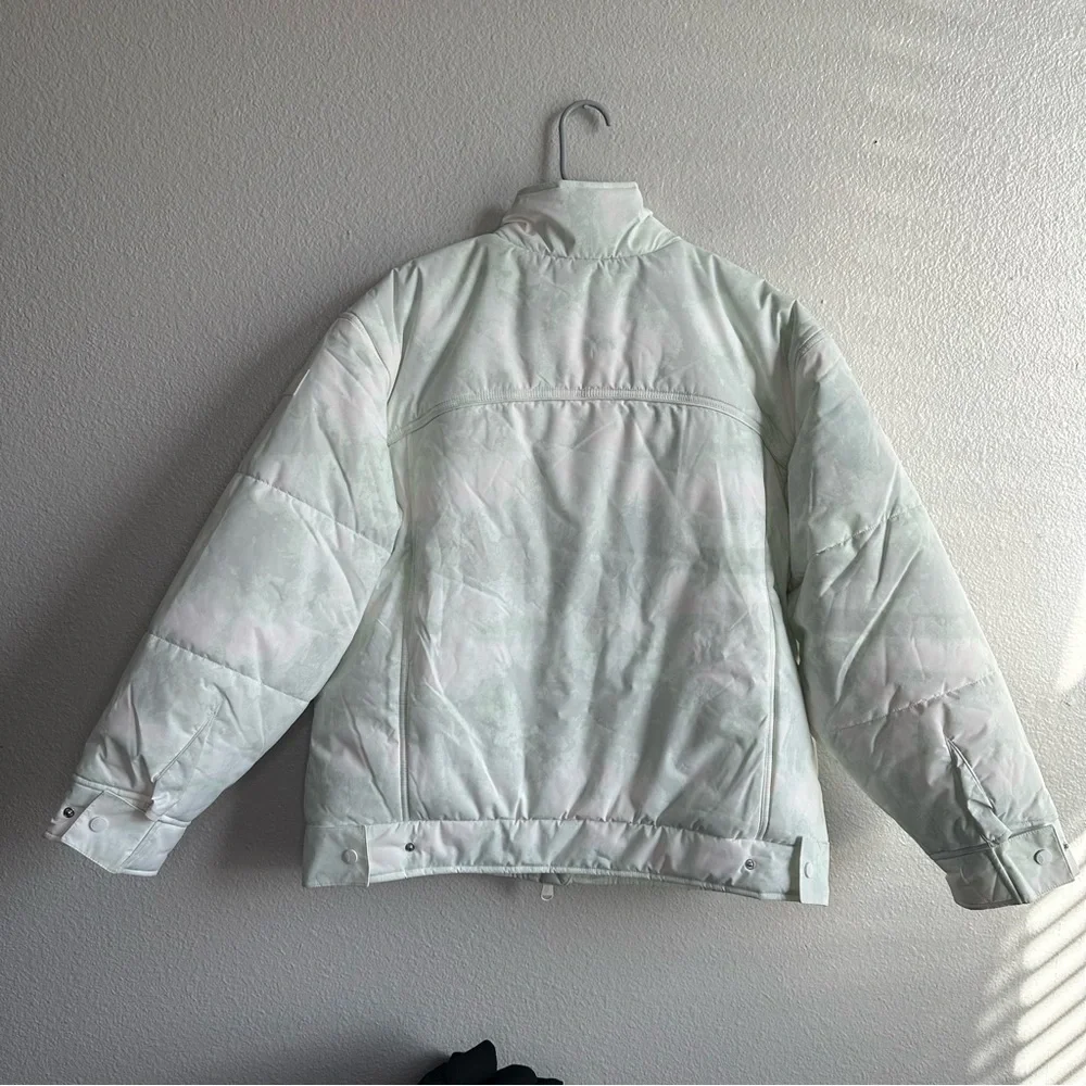 NWT Free People Movement Bunny Slope Printed Puffer Mountain Mist Mint Large - Picture 12 of 13